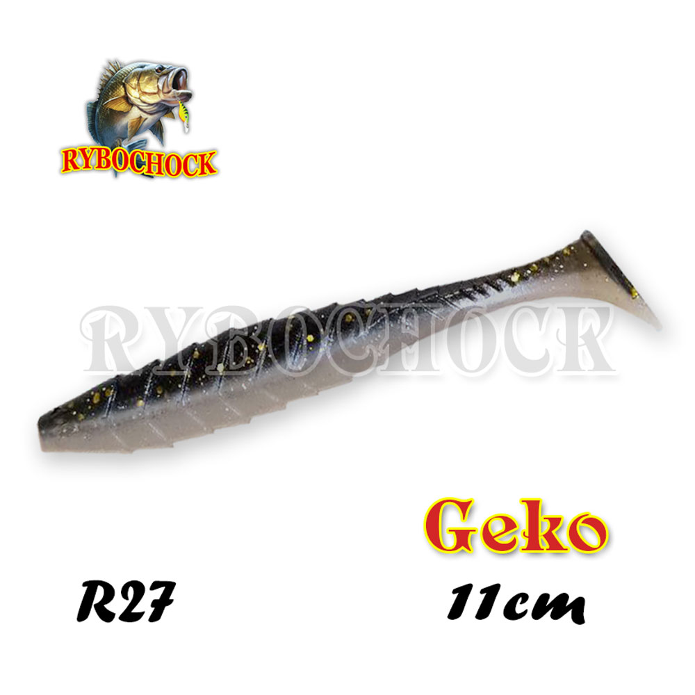 Силиконовая приманка Rybochock Geko 4.3'' 110мм 5шт цв. R27