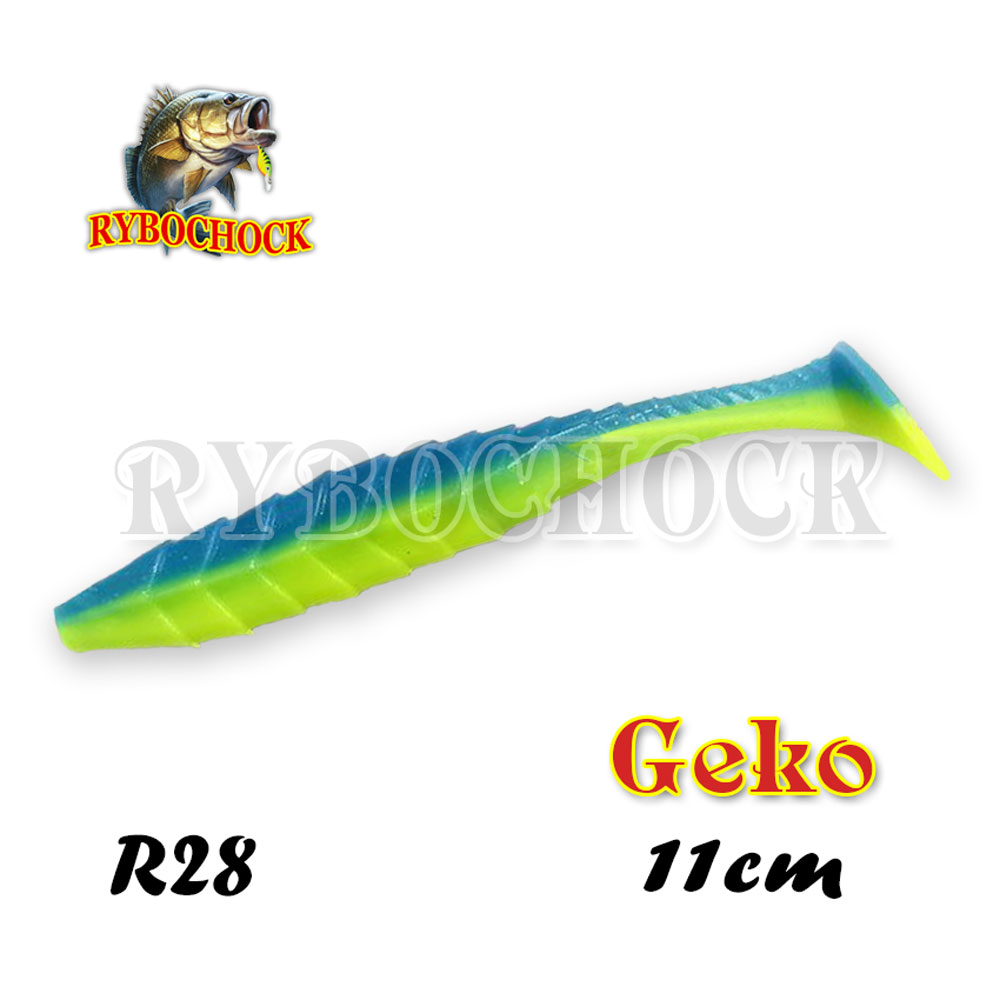 Силиконовая приманка Rybochock Geko 4.3'' 110мм 5шт цв. R28 Силиконовая приманка Rybochock Geko 4.3'' 110мм 5шт цв. R28